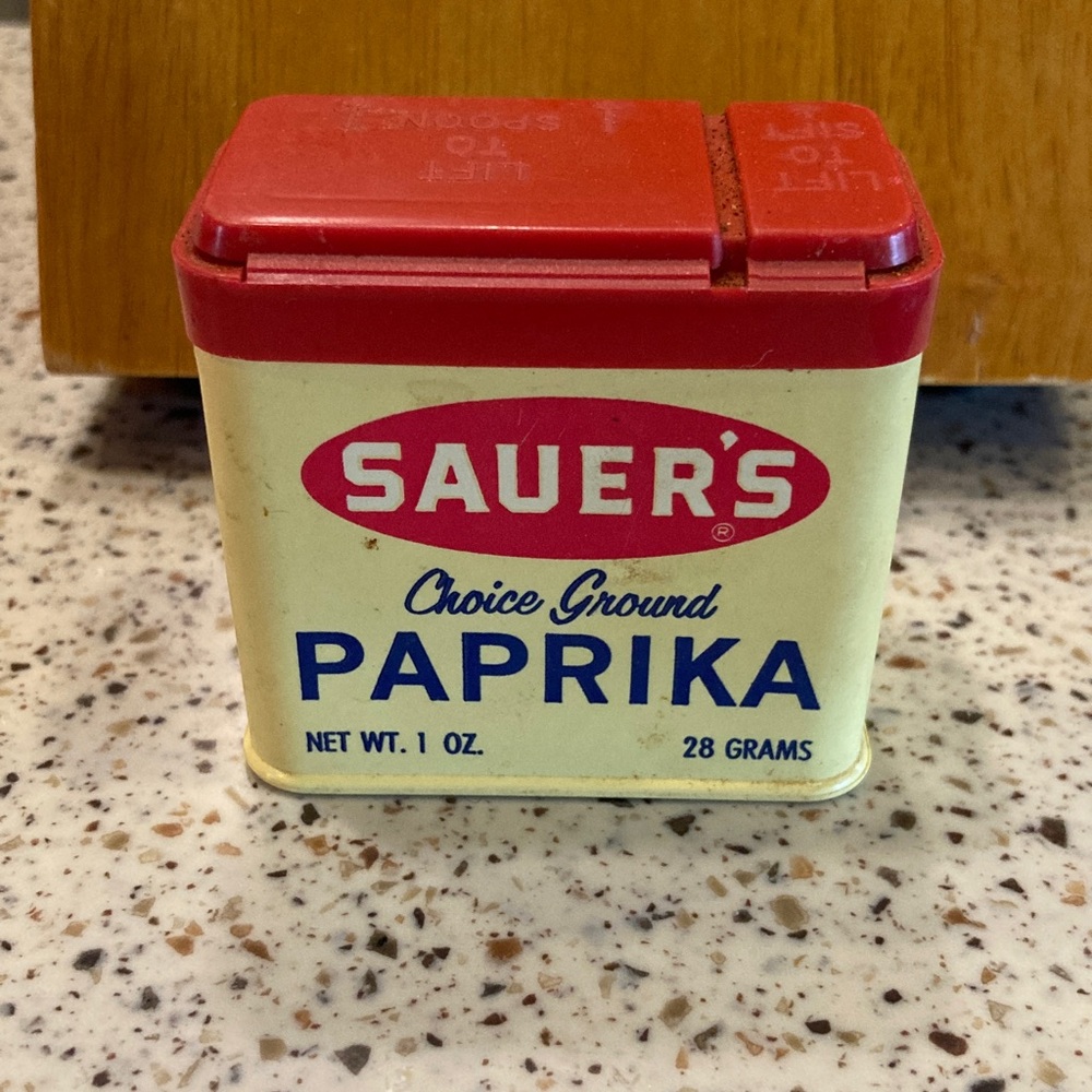 Original , Vintage, Collectors item- 1070’s Choice Ground Paprika - Red